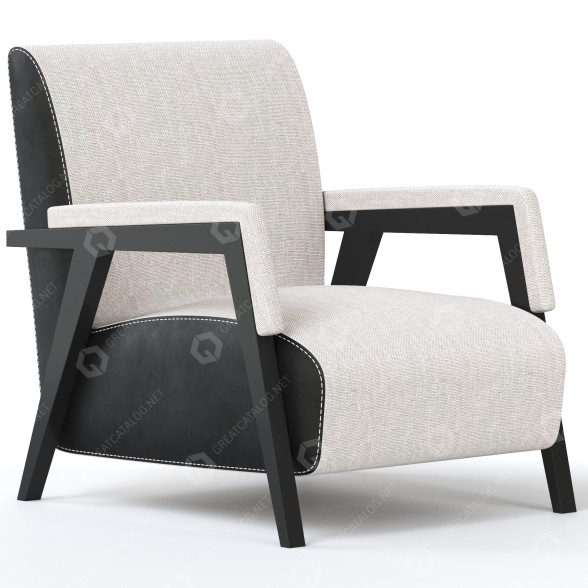Кресло Upholstered 3D модель