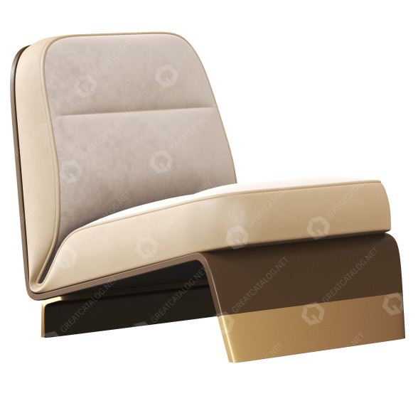 Armchair Baxter Greta 3D model