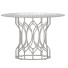 Tabela iNSPIRE Q Champagne Base Glass Top Round - zvezdaboy