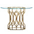 Tabela iNSPIRE Q Champagne Base Glass Top Round - zvezdaboy