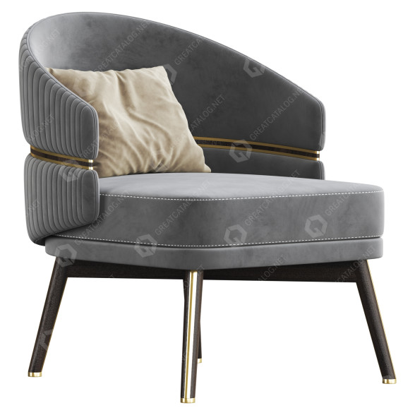 Sessel Aster Billy 3D-Modell