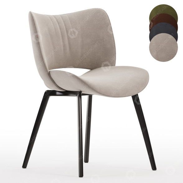Stuhl Poltrona Frau Nice 3D-Modell