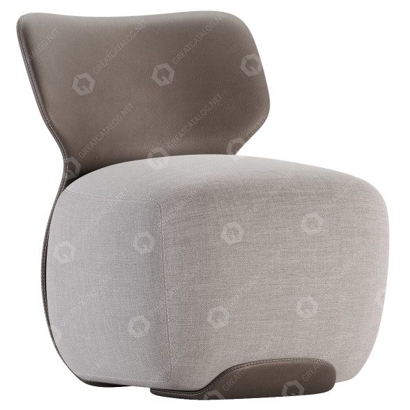 Sillón Artemest Noa by Stefani Bigi Modelo 3D