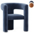 Stuhl Tress Azure Blue Velvet - zvezdaboy
