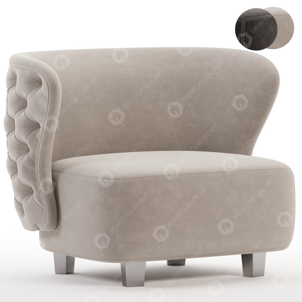 Sessel Heritage Annabelle 3D-Modell