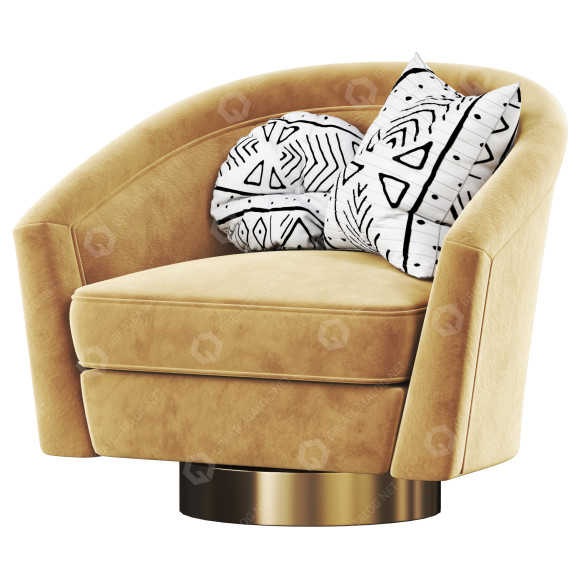 Armchair Swivel 3D model