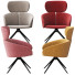Крісло Mobboli Peach Fabric with Headrest - Nasiba