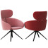 Крісло Mobboli Peach Fabric with Headrest - Nasiba
