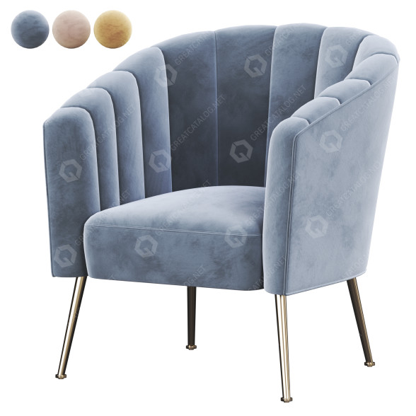 Armchair Hurwitz Barrel 3D model