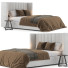 Bett und Nachttischchen West Elm Shelter - zvezdaboy