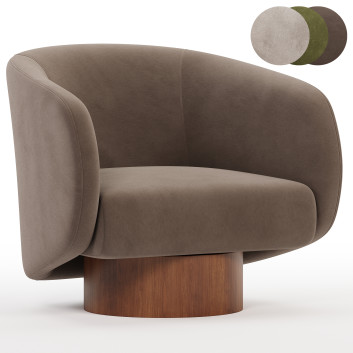Fotel  Rima Swivel Model 3D