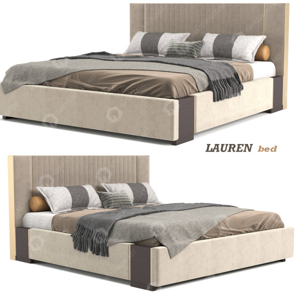 Кровать Laskasas Lauren 3D модель