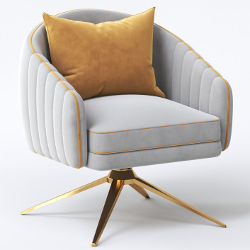 Sessel Roar & Rabbit Pleated Swivel