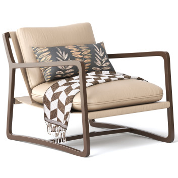 Fotel  Abbott Ace Model 3D