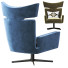 Fotel Eichholtz Swivel Eduardo - Nasiba