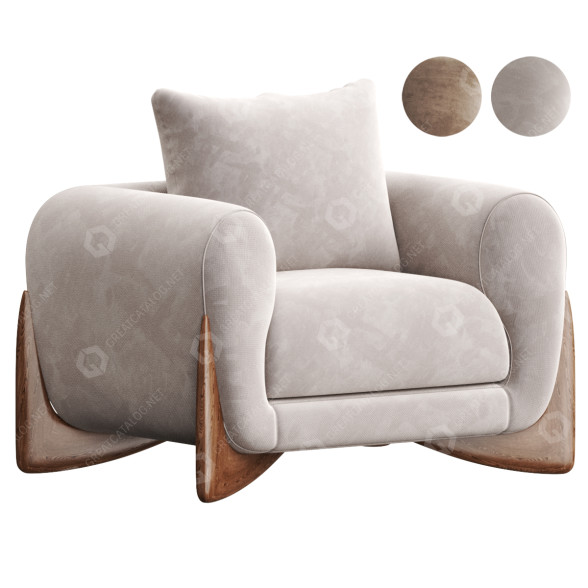 Sillón Porada Softbay Modelo 3D