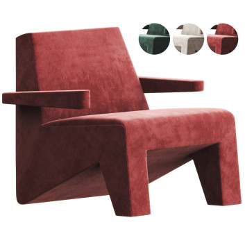 Sessel  Moca Cubic 3D-Modell