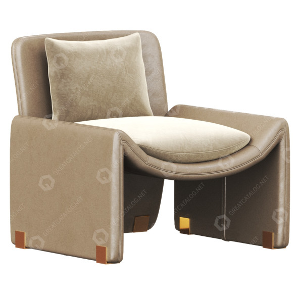 Fauteuil Aston Martin V263 modèle 3D
