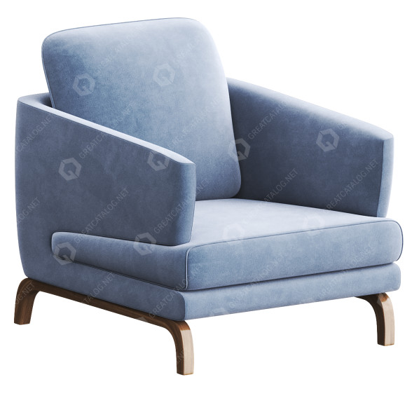 Armchair MaxDivani Esprit 3D model
