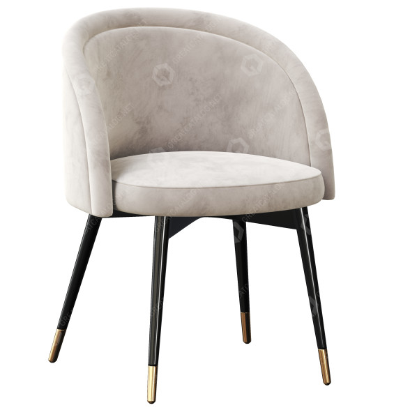 Krzesło Eichholtz Dining Chloe Set of 2 model 3D