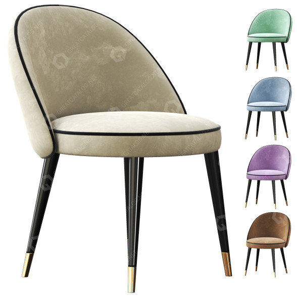 Krzesło Eichholtz Dining Cooper Set of 2 model 3D