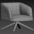 Fotel La Cividina Timo Trestle-Based Easy - adhamov