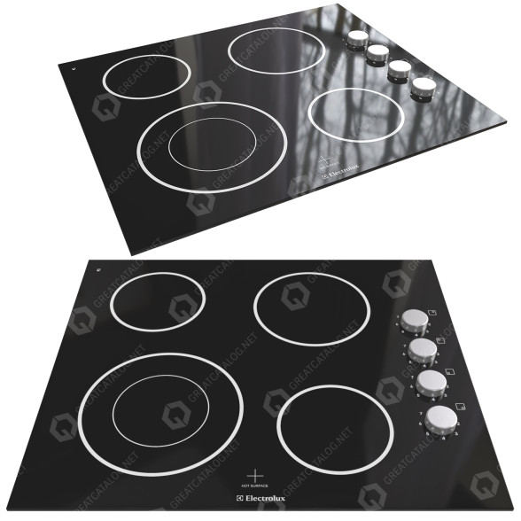 Варильна поверхня Electrolux EHEC65BS 3D модель