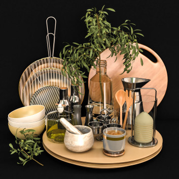 Посуд та декор Kitchen Vol 03