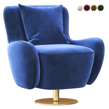 Крісло Barrel Swivel Round Leg