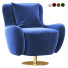 Крісло Barrel Swivel Round Leg - Abdurayim