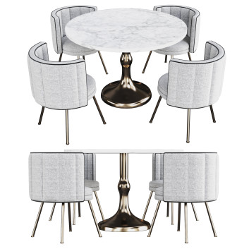 Стіл та стільці Minotti Torii Dining