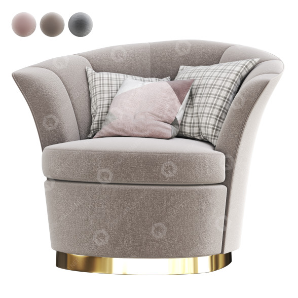 Sillón Koket Besame Modelo 3D