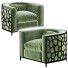 Fauteuil Caracole Ice Breaker Golden Curved - Islomov