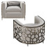 Fauteuil Caracole Ice Breaker Golden Curved - Islomov