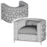 Fauteuil Caracole Ice Breaker Golden Curved - Islomov