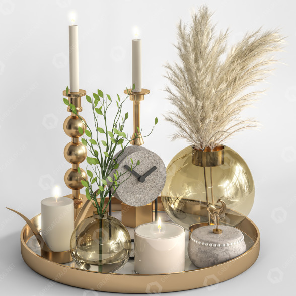 Декор Set 64 3D модель