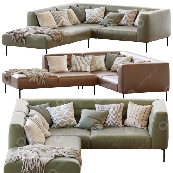 Sofa Zanotta Botero 3D model