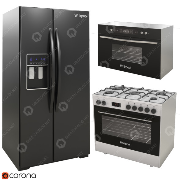 Кухонна техніка Whirlpool Appliances 3D модель