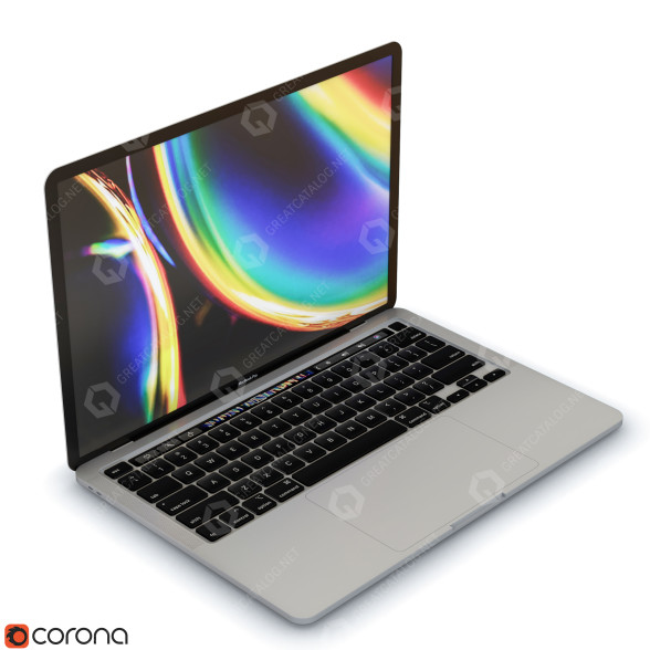 Ноутбук Apple Macbook Pro 3D модель