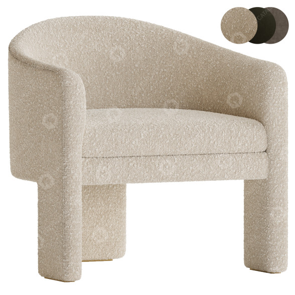 Sessel Eichholtz Pebbles 3D-Modell