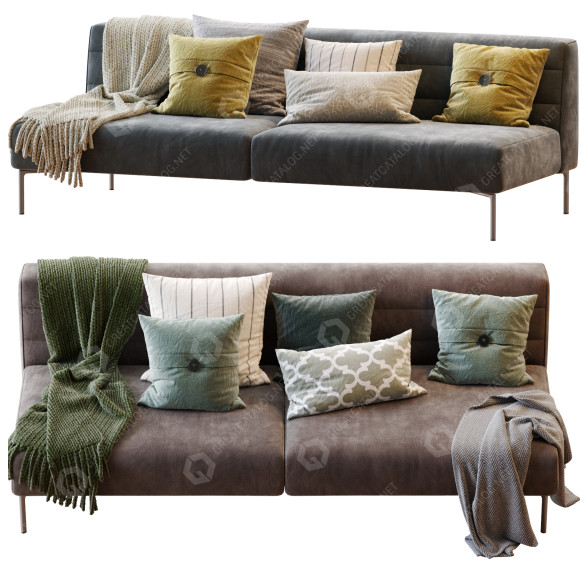 Sofa Zanotta Botero 3D model