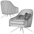 Fauteuil Roar & Rabbit Swivel - Islomov