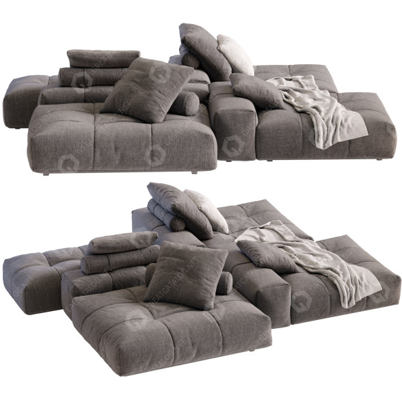 Sofa Saba Pixel 3D model
