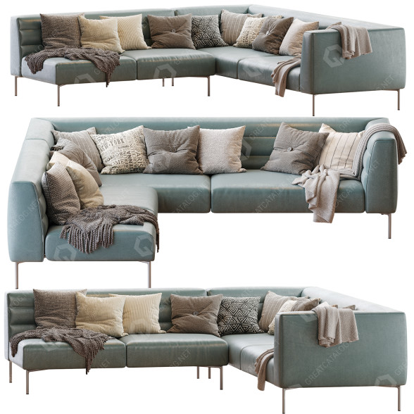 Sofa Zanotta Botero model 3D