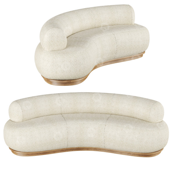 Sofa Emmanuelle Simon Split 3D model