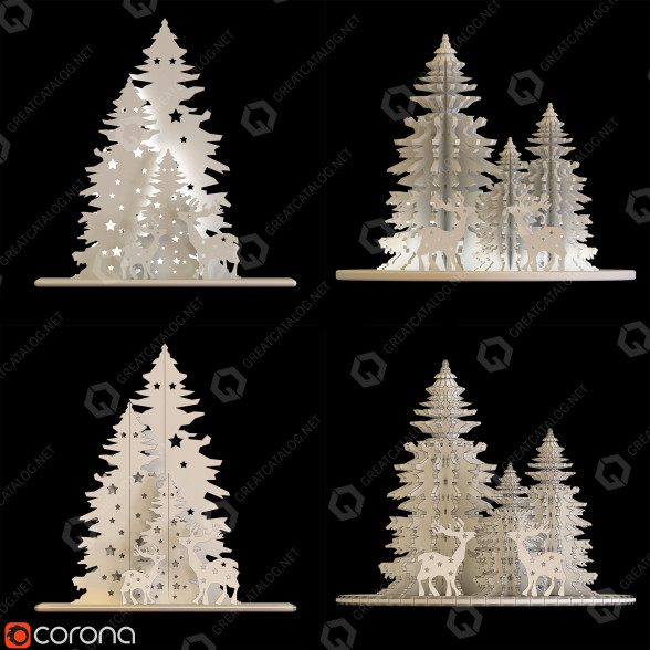 Декор Christmas 3D модель