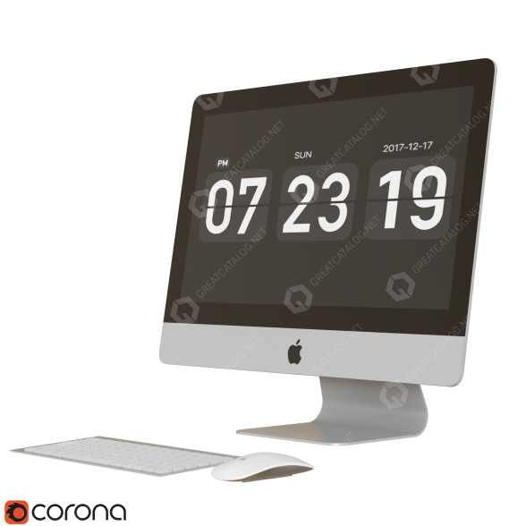 Комп'ютер Apple iMac 3D модель