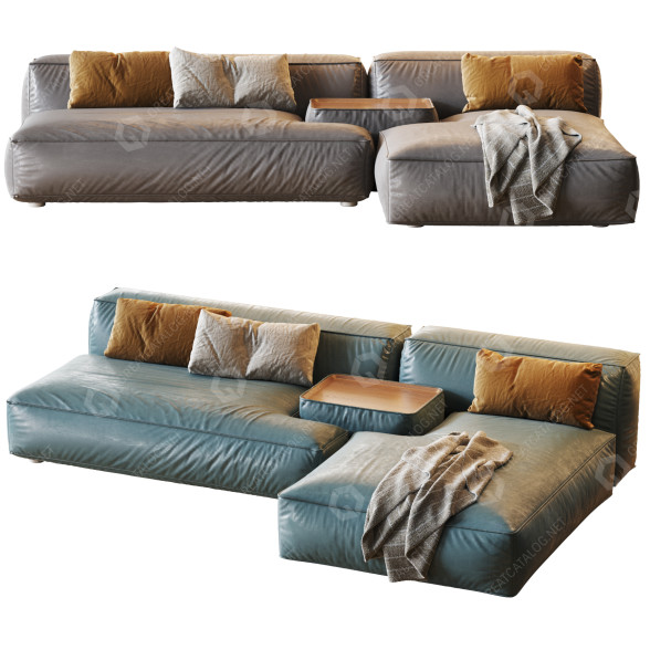 Canapé Lema Cloud Leather modèle 3D
