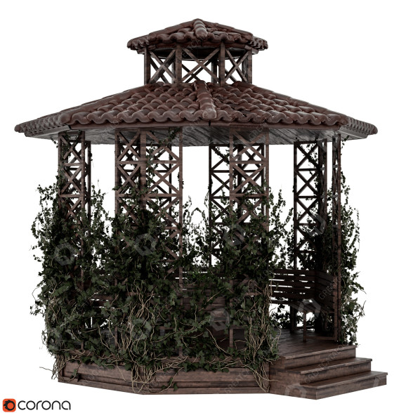 Пергола Octagonal 3D модель