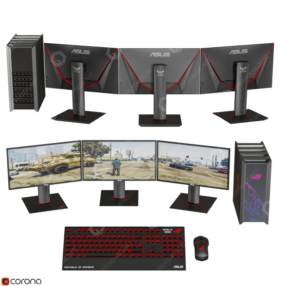 Computer Asus Gaming Collection 2 3D model